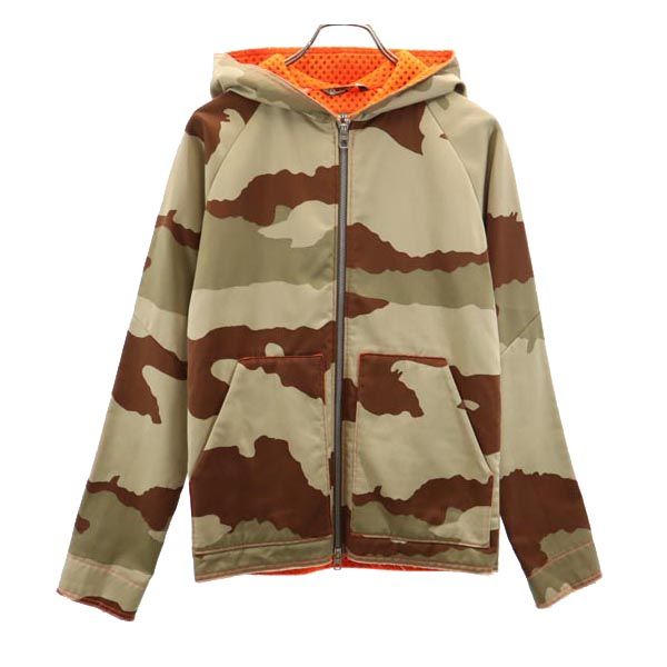 GRIFFIN グリフィン イタリア製 GFX05 迷彩柄 フードジャケット XS カーキ系 ハートランド リミテッドエディション メンズ