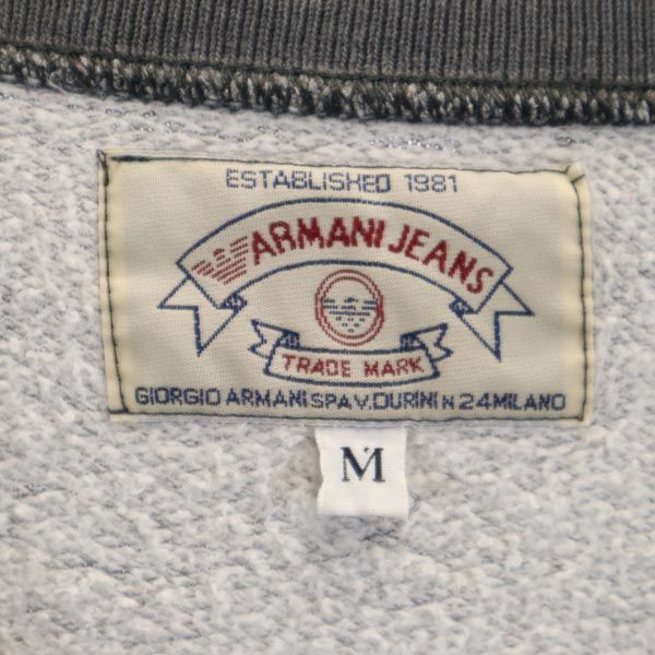 ARMANI JEANS アルマーニジーンズ イタリア製 長袖 トレーナー M グレー スウェット メンズ