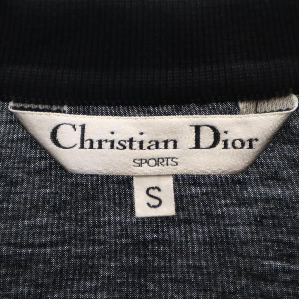 Christian Dior クリスチャンディオール 長袖 ポロシャツ S ブラック系 レディース