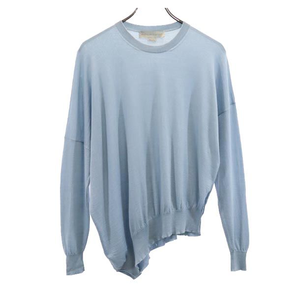 Stella McCartney ステラマッカートニー イタリア製 ウールブレンド 長袖 セーター 36 水色 ニット レディース