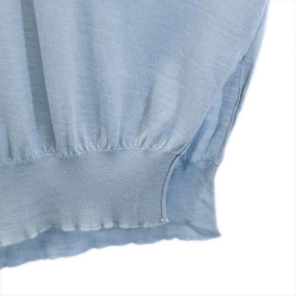 Stella McCartney ステラマッカートニー イタリア製 ウールブレンド 長袖 セーター 36 水色 ニット レディース