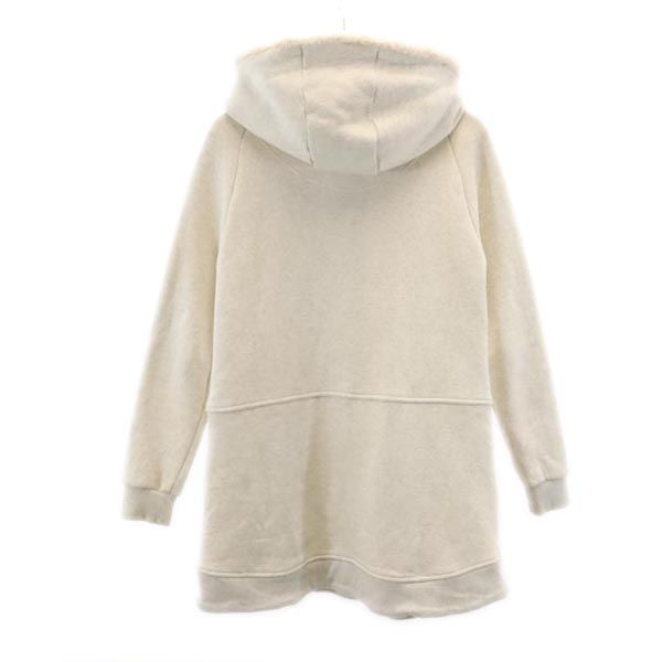 ara ara アラアラ 日本製 長袖 スウェット ジップパーカー 2 杢グレー系 フード 裏ファー 裏起毛 レディース