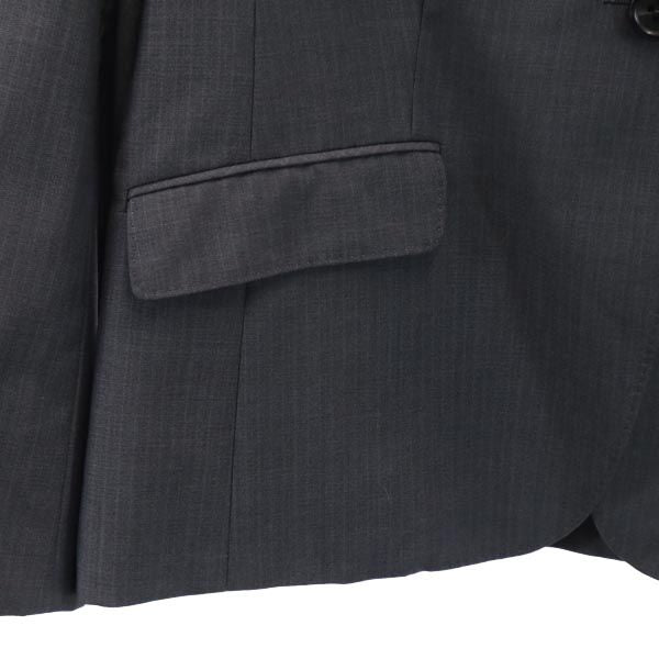 BURBERRY LONDON バーバリー ロンドン 日本製 三陽商会 テーラードジャケット 46 グレー ブレザー レディース