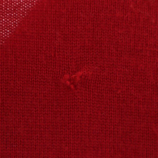 YVES SAINT LAURENT イヴサンローラン ウール 長袖 セーター 36 レッド ニット レディース