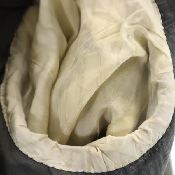 LANVIN ランバン ウール グレンチェック テーラードジャケット グレー系 メンズ