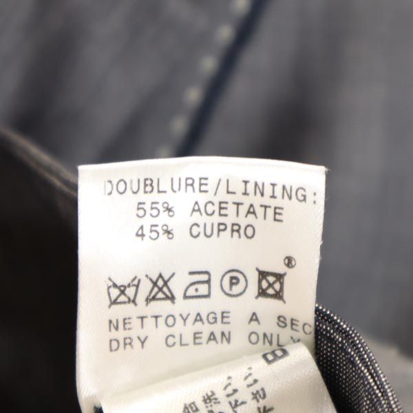 PAULE KA ポールカ シルク ウール スカートスーツ 上下 セットアップ 42 グレー系 テーラードジャケット レディース