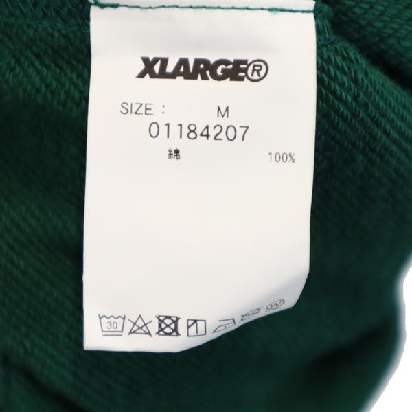 エクストララージ 長袖 スウェットパーカー M グリーン XLARGE メンズ