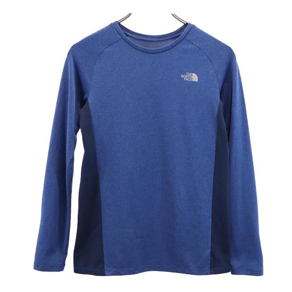 THE NORTH FACE ノースフェイス NTW61881 長袖 メランジクルー Tシャツ M ネイビー ロンT レディース