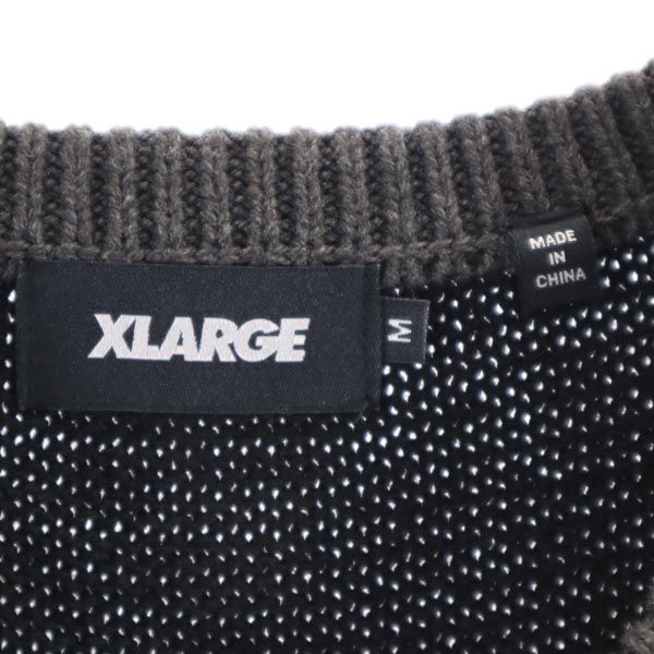 XLARGE エクストララージ ニットベスト M ブラック系 メンズ
