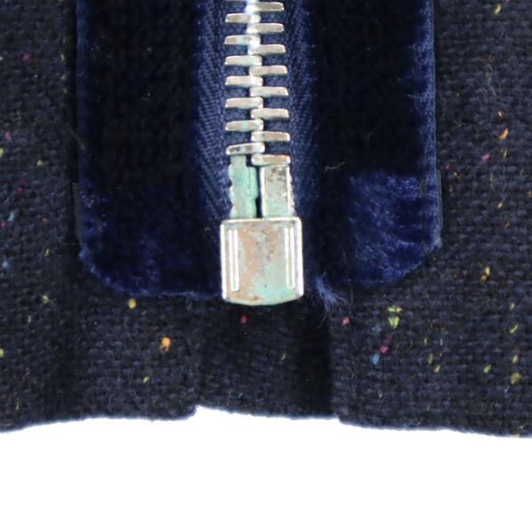 ARMANI JUNIOR アルマーニ ジュニア ノーカラージャケット 10A 142cm ネイビー系 キッズ