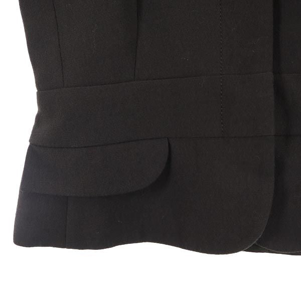 Emporio Armani エンポリオアルマーニ イタリア製 ウール テーラードジャケット 40 ブラウン レディース