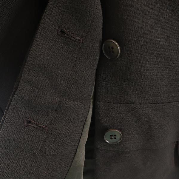 Emporio Armani エンポリオアルマーニ イタリア製 ウール テーラードジャケット 40 ブラウン レディース