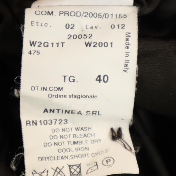 Emporio Armani エンポリオアルマーニ イタリア製 ウール テーラードジャケット 40 ブラウン レディース