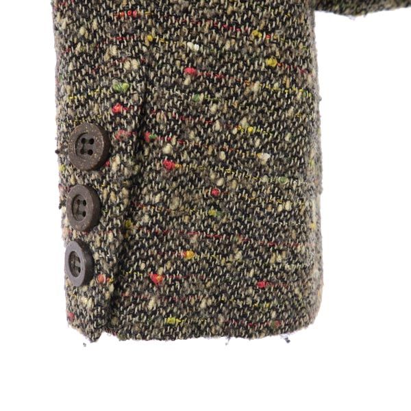 Krizia Poi クリツィア ポイ イタリア製 ウールブレンド テーラードジャケット 40 ブラック系 レディース