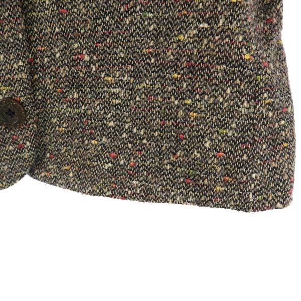 Krizia Poi クリツィア ポイ イタリア製 ウールブレンド テーラードジャケット 40 ブラック系 レディース