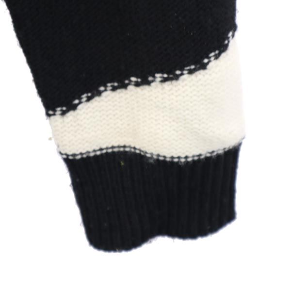 BONSAI ボンサイ ウールブレンド 総柄 長袖 ニット カーディガン M メンズ