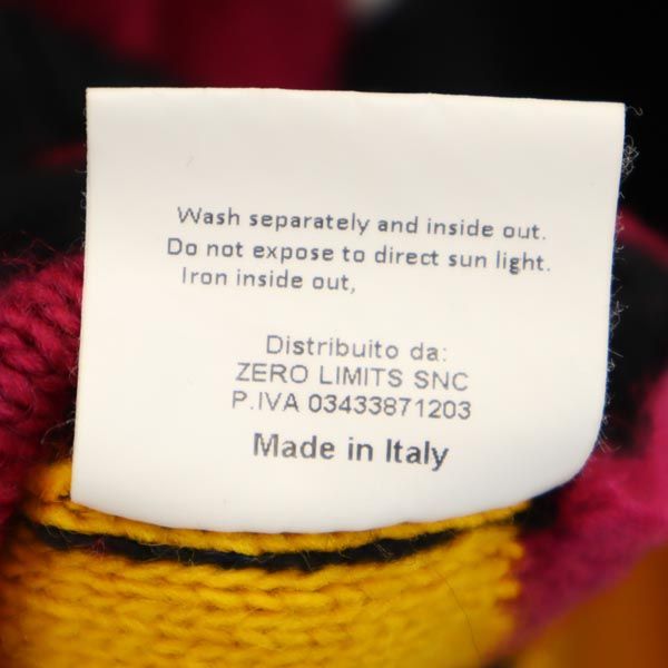 BONSAI ボンサイ ウールブレンド 総柄 長袖 ニット カーディガン M メンズ