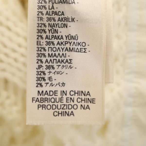 DIESEL ディーゼル 未使用 アルパカブレンド 長袖 ニット S ホワイト セーター レディース