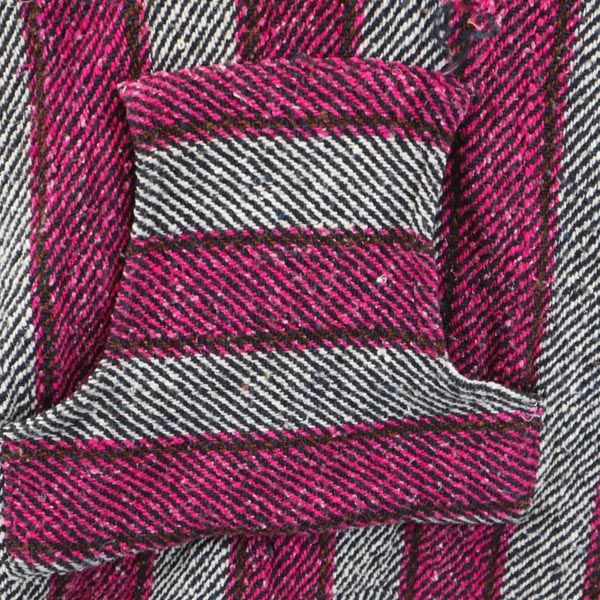 オールド 90s ストライプ柄 長袖 メキシカン パーカー ピンク 他 OLD レディース