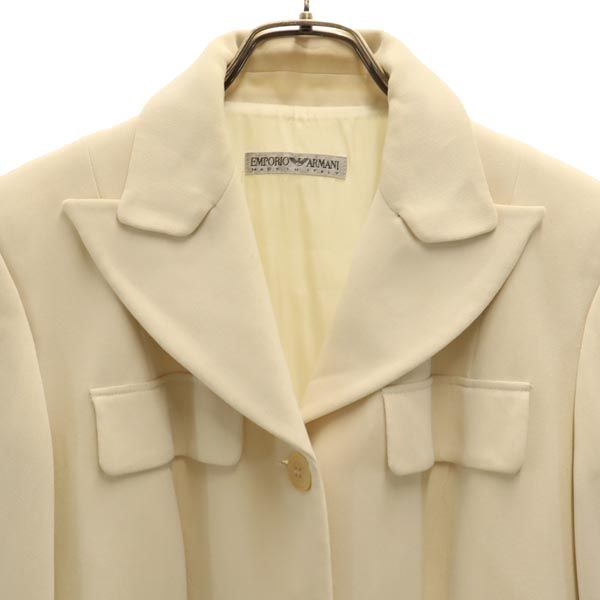 Emporio Armani エンポリオアルマーニ ジャケット 40 ベージュ レディース
