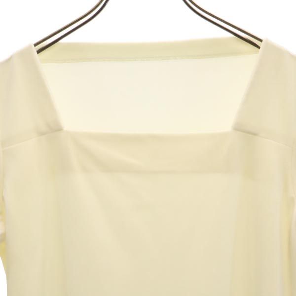 LANVIN ランバン 長袖 ベロア カットソー 38 白 ロンT レディース