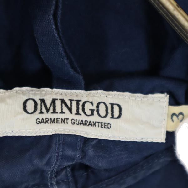 OMNIGOD オムニゴッド ジップジャケット 3 ネイビー レディース