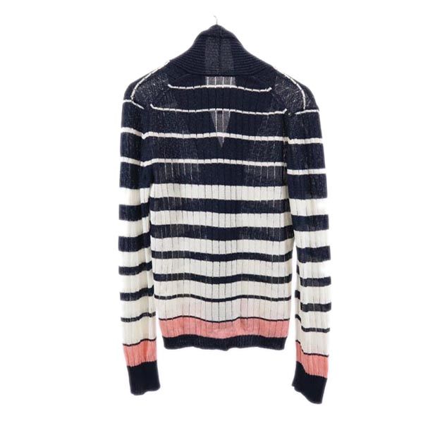 AYUITE アユイテ 長袖 ニット カーディガン 1 ネイビー 他 コンチョボタン メンズ