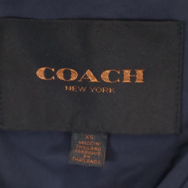 COACH コーチ マウンテンパーカー XS ネイビー系 ジャケット レディース