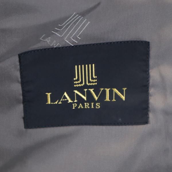 LANVIN ランバン ウールブレンド テーラードジャケット グレー ダブルボタン メンズ