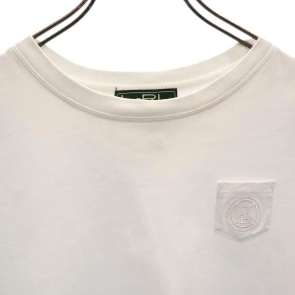 L-RL LAUREN ACTIVE RALPH LAUREN エルアールエルローレンアクティブ 長袖 Tシャツ S ホワイト系 レディース