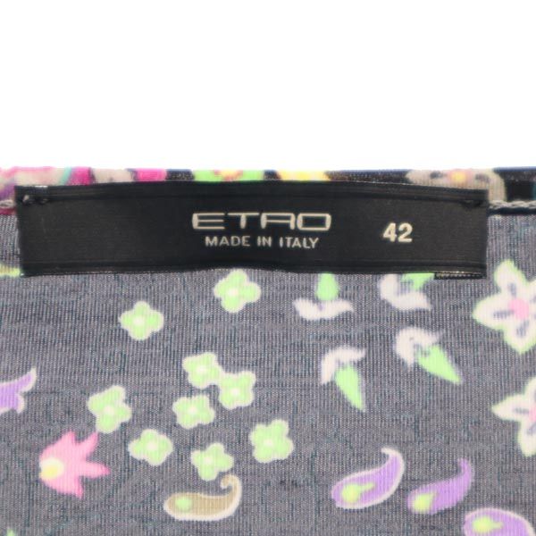 エトロ イタリア製 総柄 半袖 チュニック ETRO レディース