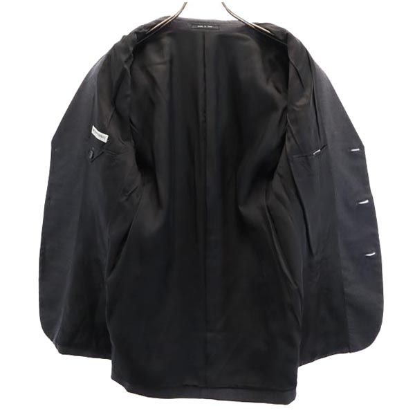 Emporio Armani エンポリオアルマーニ イタリア製 ウール スーツ 上下 セットアップ 48／46 グレー系 テーラードジャケット メンズ