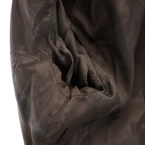 BOSS HUGO BOSS ボスヒューゴボス ウールブレンド テーラードジャケット I 36 ブラウン レディース