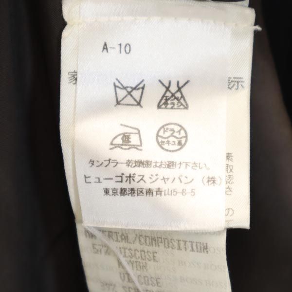 BOSS HUGO BOSS ボスヒューゴボス ウールブレンド テーラードジャケット I 36 ブラウン レディース