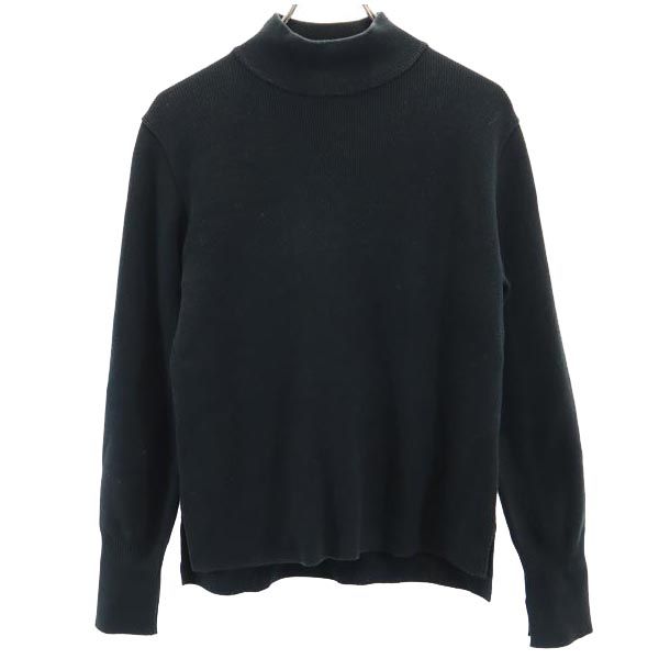 PUBLIC TOKYO パブリックトウキョウ 日本製 長袖 ハイネック ニット F ブラック セーター レディース