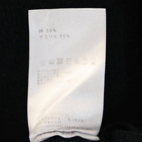 PUBLIC TOKYO パブリックトウキョウ 日本製 長袖 ハイネック ニット F ブラック セーター レディース