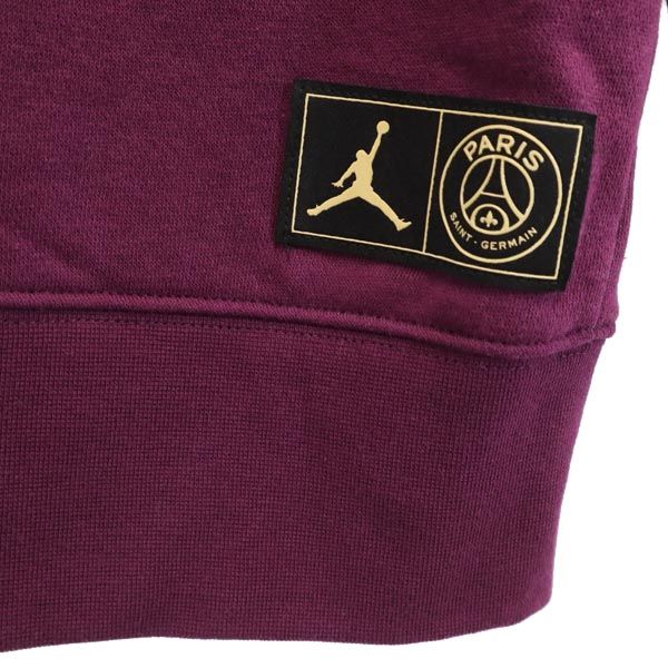 未使用 AIR JORDAN エアジョーダン 長袖 スウェットパーカー M ブラック 他 ジャンプマンロゴ 裏起毛 プルオーバー キッズ