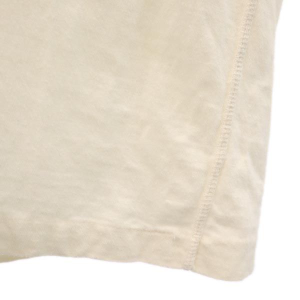 TMT ティーエムティー プリント 長袖 Tシャツ L ベージュ系 ロンT メンズ