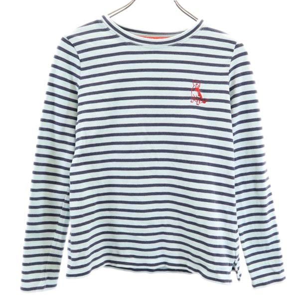 MAX&CO マックスアンドコー ボーダー 長袖 Tシャツ M グリーン系 ロンT レディース