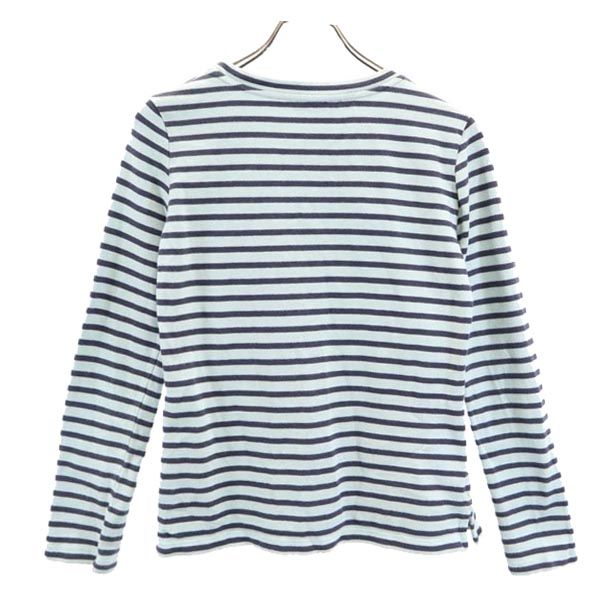 MAX&CO マックスアンドコー ボーダー 長袖 Tシャツ M グリーン系 ロンT レディース