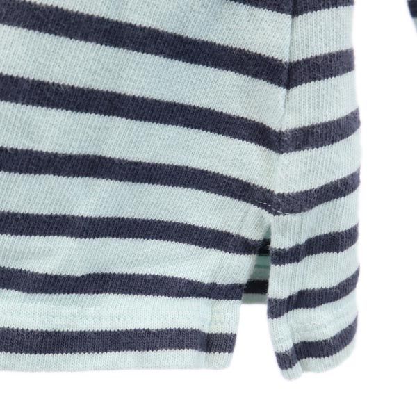 MAX&CO マックスアンドコー ボーダー 長袖 Tシャツ M グリーン系 ロンT レディース