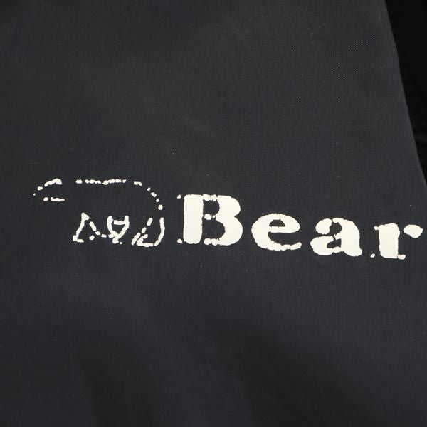 Bear ベアー 90s オールド バックプリント コーチジャケット M ブラック メンズ