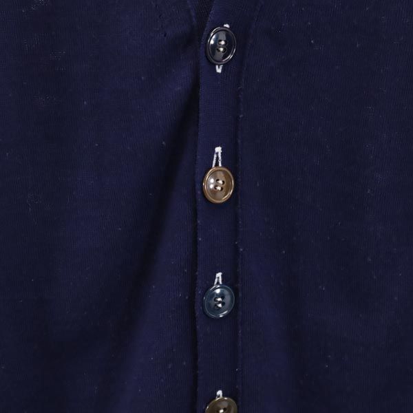 tricot COMME des GARCONS トリコットコムデギャルソン 2012年 日本製 ウール 長袖 カーディガン 青系 レディース