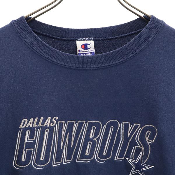 Champion チャンピオン 90s オールド 長袖 スウェット トレーナー XL ネイビー系 メンズ