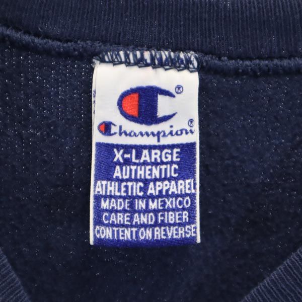 Champion チャンピオン 90s オールド 長袖 スウェット トレーナー XL ネイビー系 メンズ
