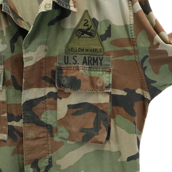 US ARMY アメリカ軍 80s DLA カモフラ ミリタリージャケット カーキ系 メンズ