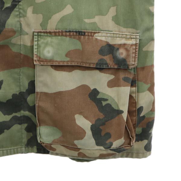 US ARMY アメリカ軍 80s DLA カモフラ ミリタリージャケット カーキ系 メンズ