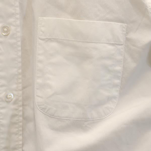 SOPHNET. ソフネット 日本製 カモフラ切替 長袖 ボタンダウンシャツ M ホワイト系 メンズ