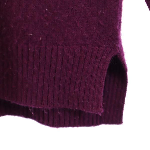 MACKINTOSH PHILOSOPHY マッキントッシュ フィロソフィー 三陽商会 カシミヤブレンド 長袖 ニット 38 ワインレッド レディース