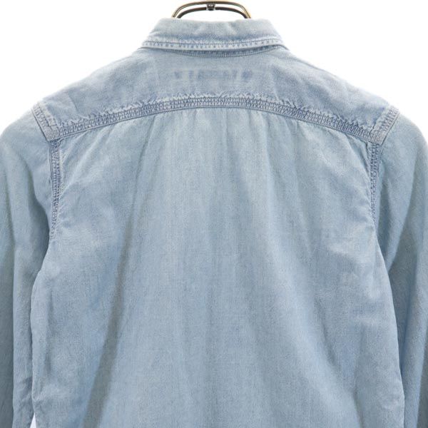 RALPH LAUREN SPORT ラルフローレンスポーツ 長袖 デニムシャツ 4 ブルー系 シャンブレー レディース